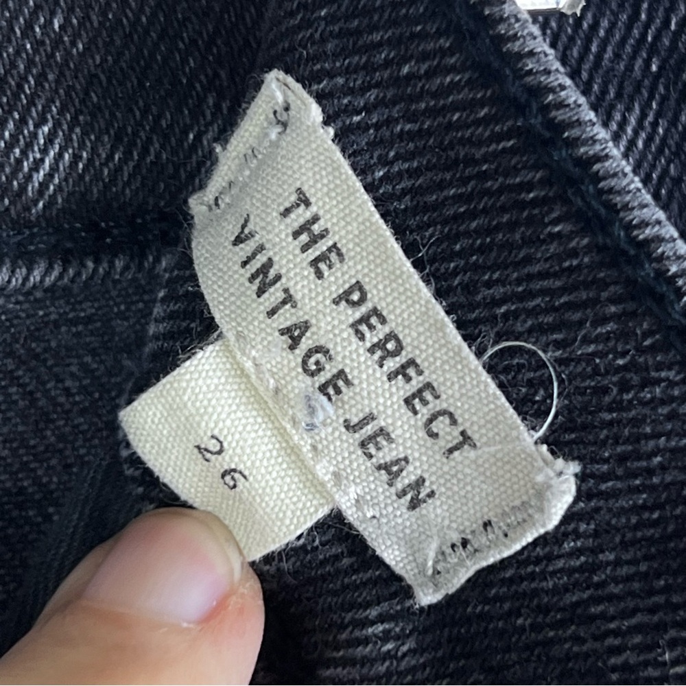 Madewell The Perfect Vintage Jean, Size 26 Black Wash - Picture 11 of 15